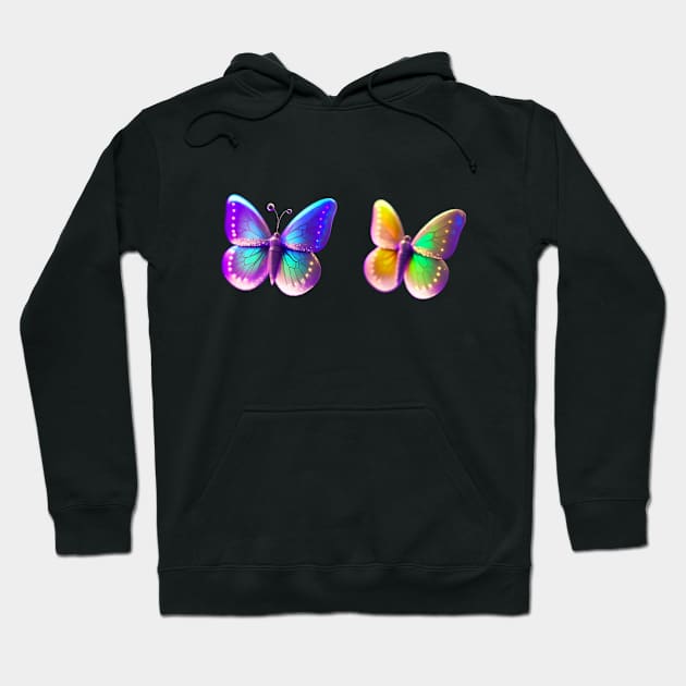 BEAUTIFUL BUTTERFLIES Hoodie by FlorenceFashionstyle